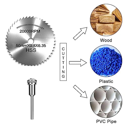 Pure Stainless Steel Mini Circular Saw Blade for Wood, Metal Cutting