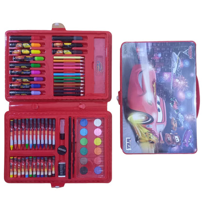 86 PCS Cars Multi-Color Craft Kit with Button Box: High-Quality Materials for Creative Projects