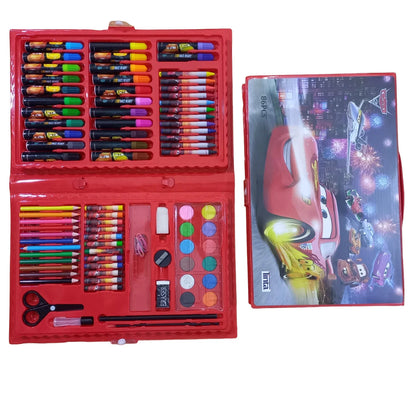 86 PCS Cars Multi-Color Craft Kit with Button Box: High-Quality Materials for Creative Projects