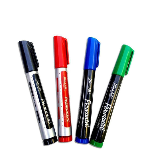 Dollar Permanent Marker Multicolor - Vibrant, Long-Lasting Ink for Every Surface