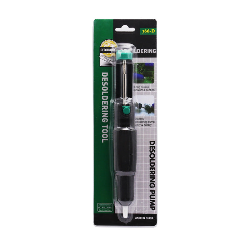 Desoldering Pump ORIGINAL 35 CM-HG with Guard, High Suction Power, Lightweight Solder Sucker - Metal Alloy