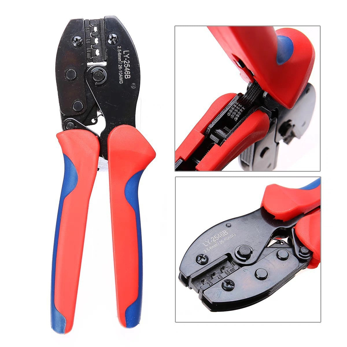 MC4 Photovoltaic Cable, CM4 Connector, and LY-2546B Crimping Tool for Solar Clamp Terminal Installation