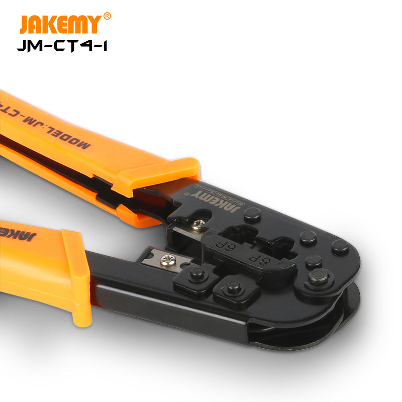 JAKEMY Wholesale Network Hand Tools – Durable Stainless Steel Pliers for Wire Cable Crimping, OEM & ODM