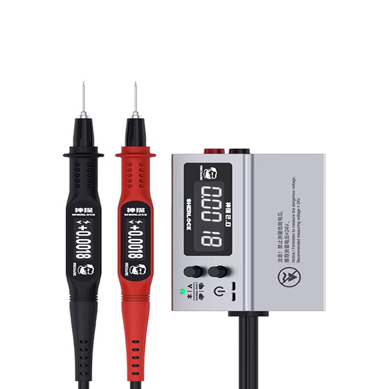 MECHANIC Sherlock V2.0 Visual Pen Smart Digital Multimeter with LCD Internal Screen for Auto Testing