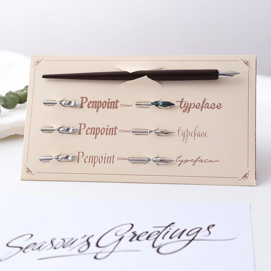 7-Style Penpoint Calligraphy Pen Set for Precision Writing, Drawing, and Lettering.