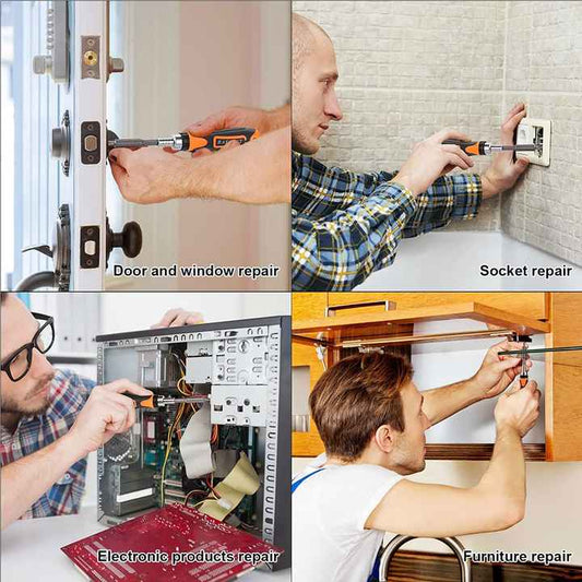 38-in-1 Multi-Functional Screwdriver Bit Set with Ratchet Handle, Sockets & Bits, and Tool Box