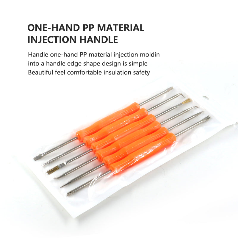 6-in-1 Multi-Function Soldering Tool for PCB Board Cleaning, Repair, and Soldering