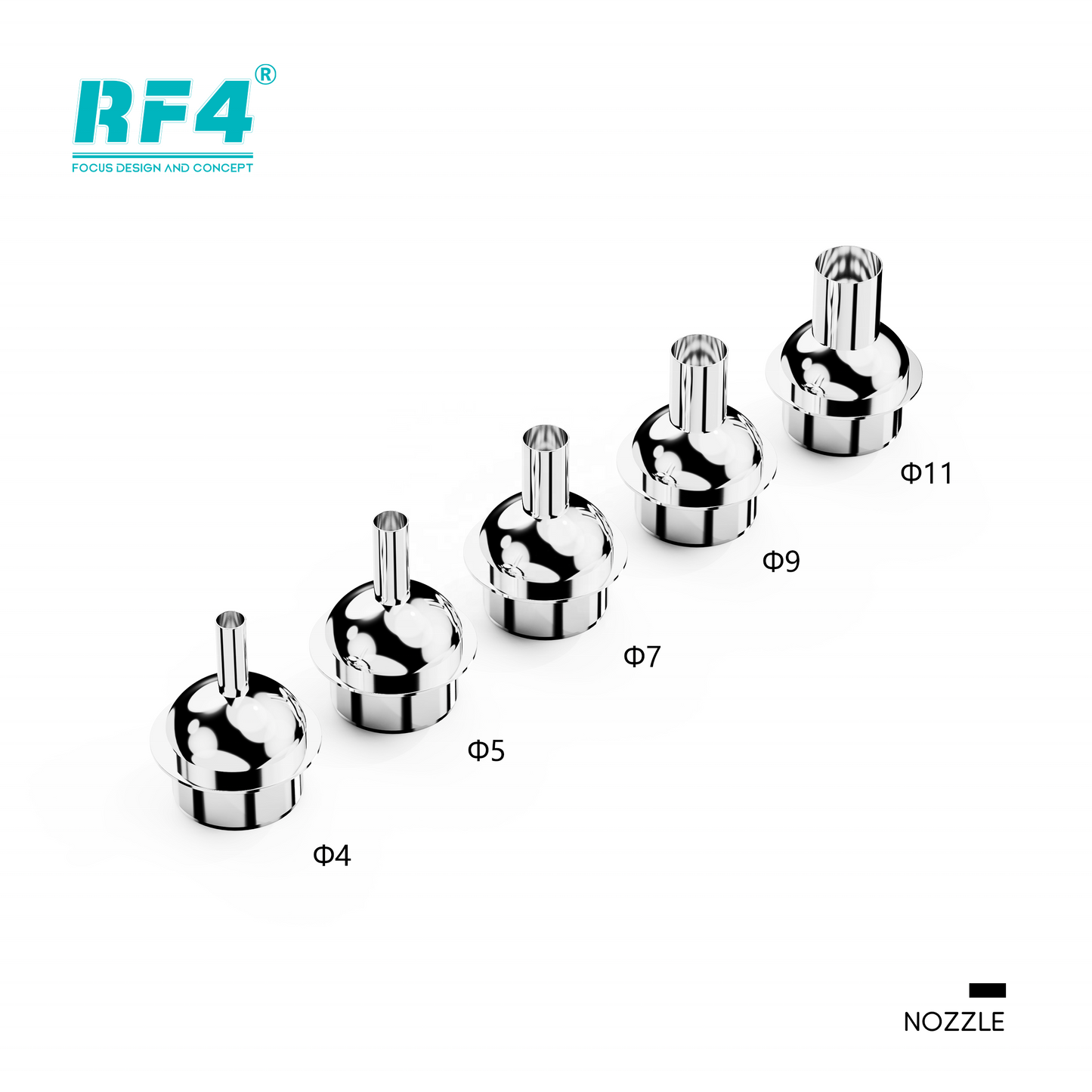 RF-H4 Hot Air Gun Welding Station with Foot Switch, Cold Air Supply Mode for Convenient Use