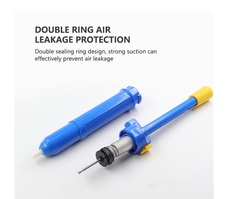 Manual Large Blue Anti-Static Strong Suction Tin Stripping Pump for Soldering Iron Accessories