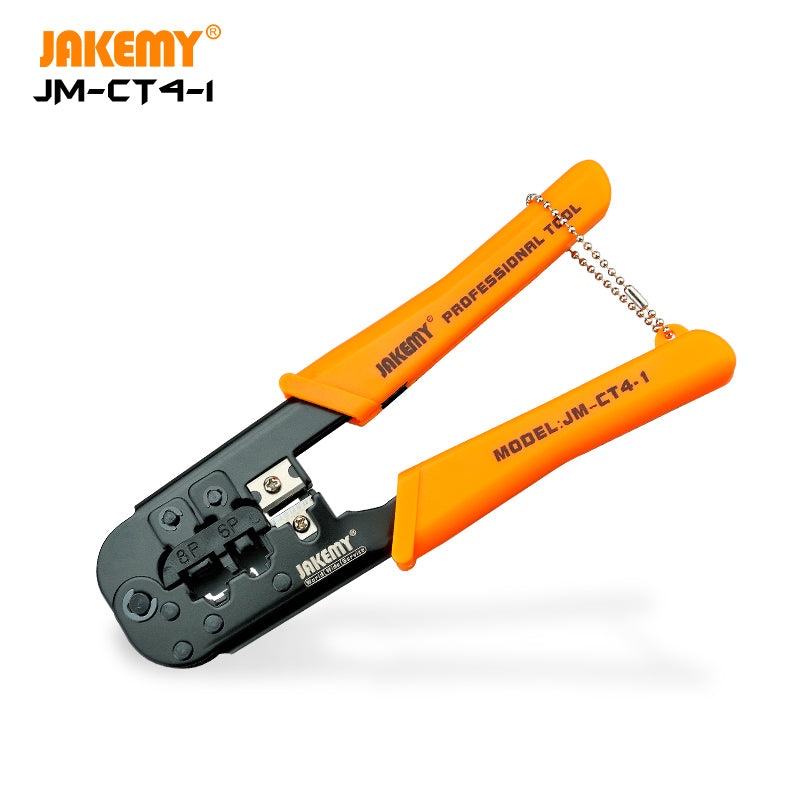 JAKEMY Wholesale Network Hand Tools – Durable Stainless Steel Pliers for Wire Cable Crimping, OEM & ODM