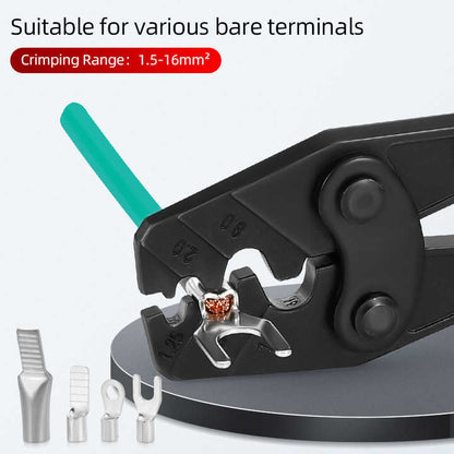 Professional Electrical Crimping Pliers with Safety Lock: Secure and Precise Wire Connections