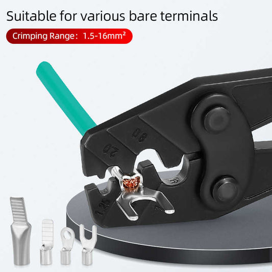 Professional Electrical Crimping Pliers with Safety Lock: Secure and Precise Wire Connections
