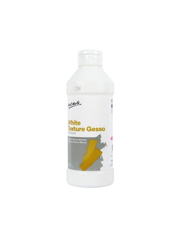 Mont Marte Acrylic Mediums  – Matte, Gloss, and White Texture Gesso (250ml Each)