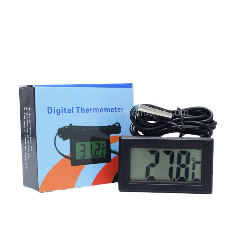 TPM-10 Digital LCD Temperature Gauge: Accurate Aquarium, Baby Bath, and Bathtub Thermometer