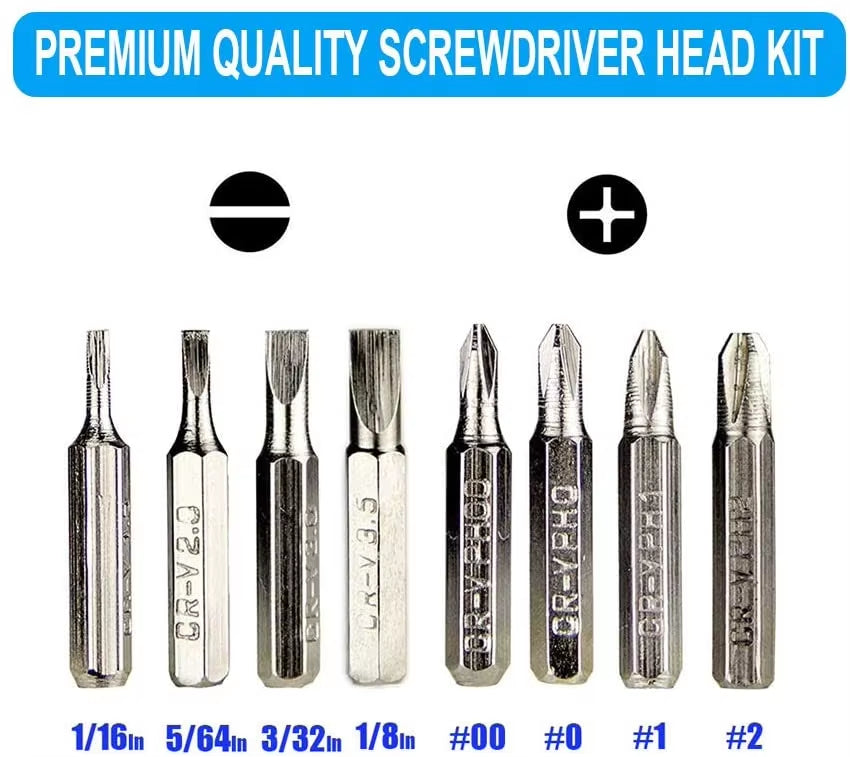 8-in-1 Pocket Mini Screwdriver Pen Kit – Portable Mobile Phone Repair Tools with Multiple Bits