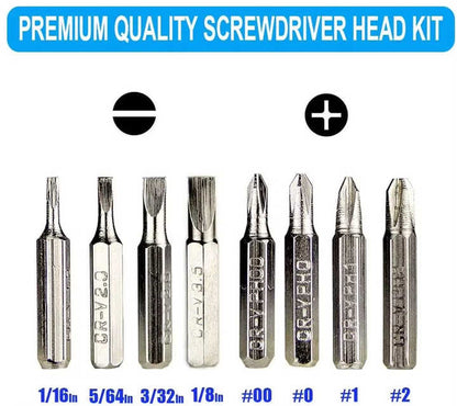 8-in-1 Pocket Mini Screwdriver Pen Kit – Portable Mobile Phone Repair Tools with Multiple Bits