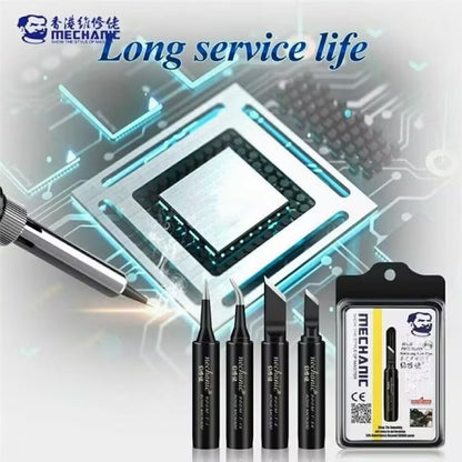 MECHANIC 900M-T Series Anti-Static Pure Copper Electric Soldering Iron Tips for BGA Welding