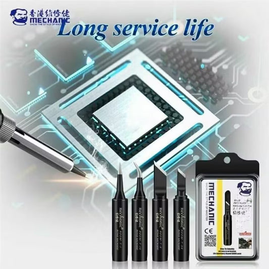 MECHANIC 900M-T Series Anti-Static Pure Copper Electric Soldering Iron Tips for BGA Welding