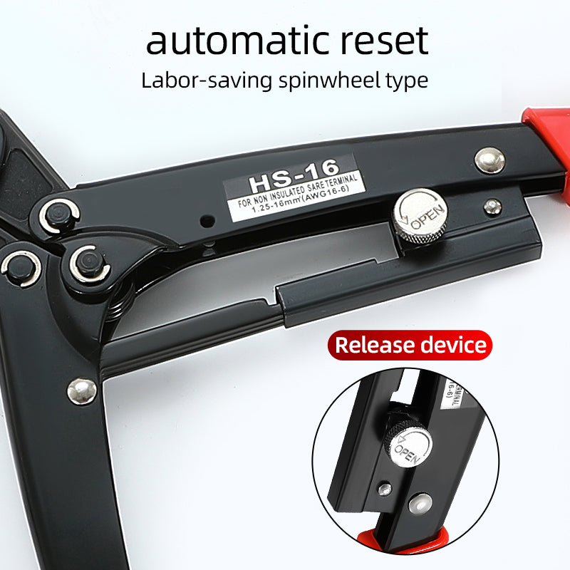 Professional Electrical Crimping Pliers with Safety Lock: Secure and Precise Wire Connections