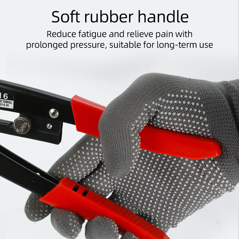 Professional Electrical Crimping Pliers with Safety Lock: Secure and Precise Wire Connections