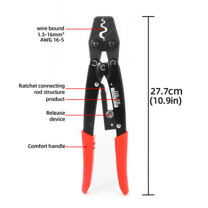 Professional Electrical Crimping Pliers with Safety Lock: Secure and Precise Wire Connections