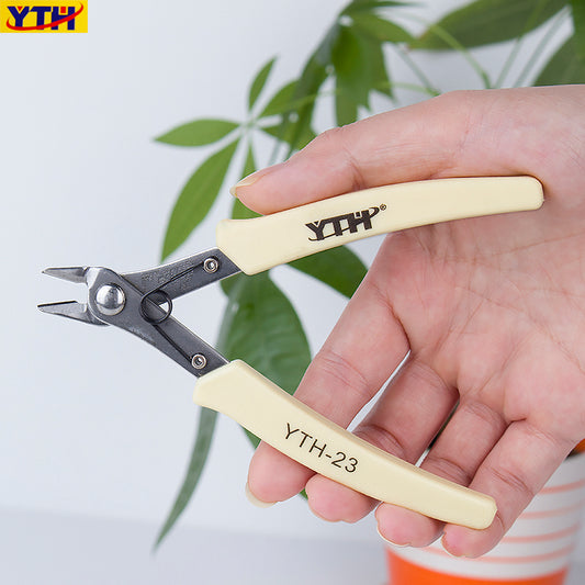 YTH-23 Diagonal Side Cutting Pliers: Precision Tool for Cutting Small Cables and Wires