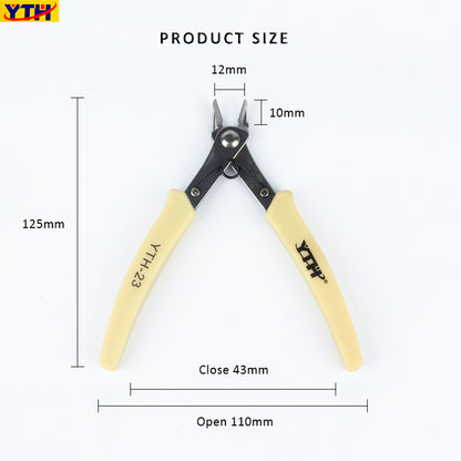 YTH-23 Diagonal Side Cutting Pliers: Precision Tool for Cutting Small Cables and Wires