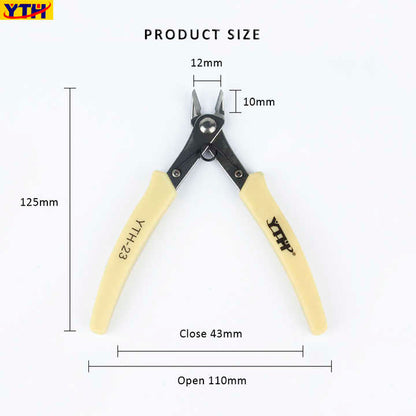 YTH-23 Diagonal Side Cutting Pliers: Precision Tool for Cutting Small Cables and Wires
