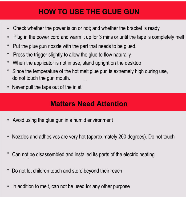 2-in-1 Hot Glue Gun with Fast Heat-Up, Dual 60W/100W Modes, Anti-Drip Nozzle, and Heat-Resistant Cap – Perfect for Home, Office & Industrial Use