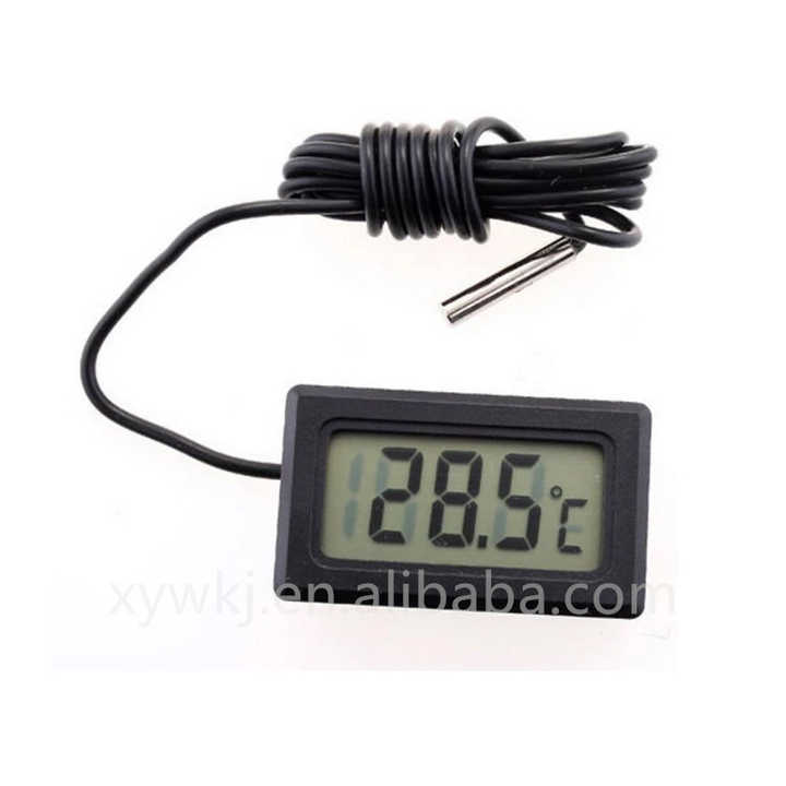 TPM-10 Digital LCD Temperature Gauge: Accurate Aquarium, Baby Bath, and Bathtub Thermometer
