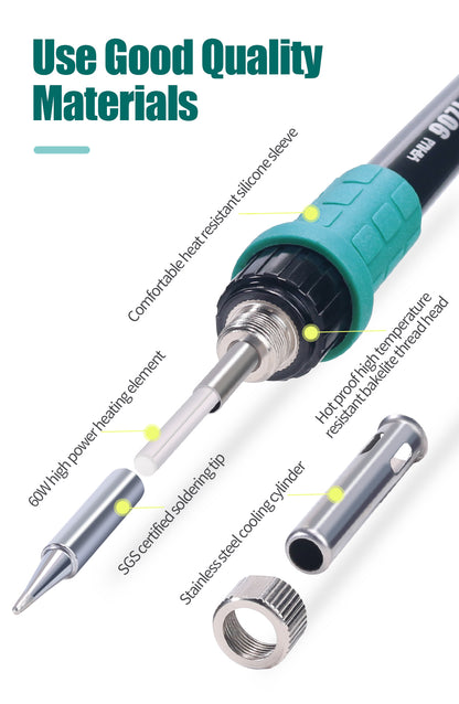 Adjustable Temperature & Air Volume BGA Rework Station with ESD Protection