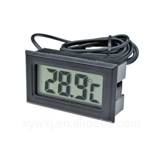 TPM-10 Digital LCD Temperature Gauge: Accurate Aquarium, Baby Bath, and Bathtub Thermometer