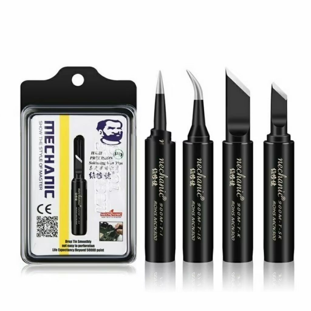 MECHANIC 900M-T Series Anti-Static Pure Copper Electric Soldering Iron Tips for BGA Welding