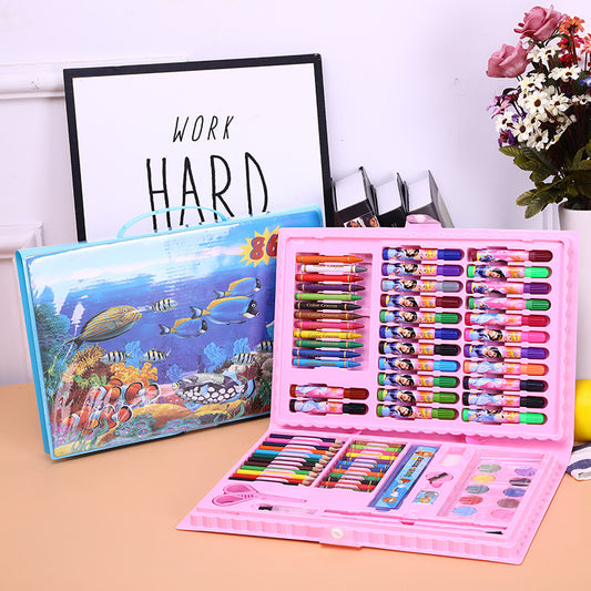 Multi Color 86 PCS Kit / Set With Button Box Best Quality