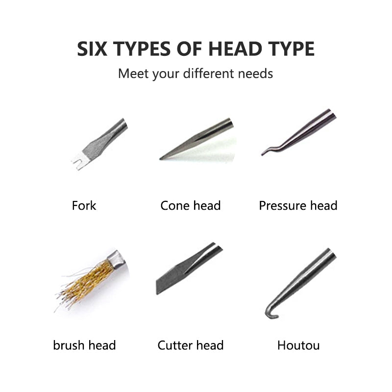6-in-1 Multi-Function Soldering Tool for PCB Board Cleaning, Repair, and Soldering