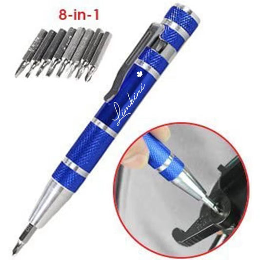 8-in-1 Pocket Mini Screwdriver Pen Kit – Portable Mobile Phone Repair Tools with Multiple Bits