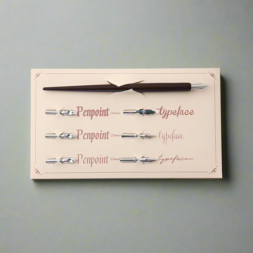 7-Style Penpoint Calligraphy Pen Set for Precision Writing, Drawing, and Lettering.