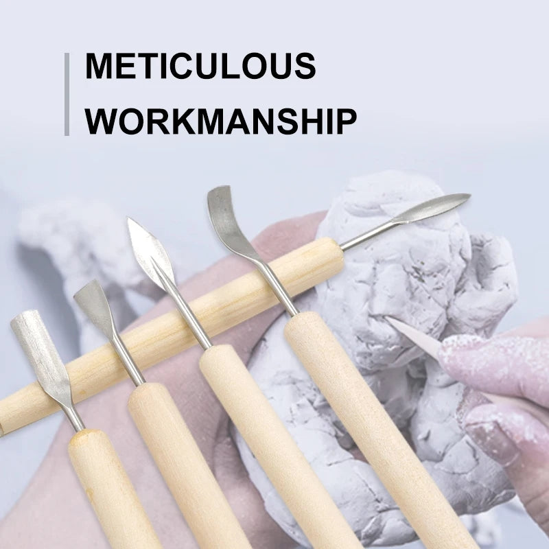 11 Pcs Pottery Clay Carving Tool Set for Sculpture, Polymer Clay and Ceramics