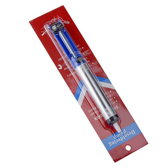 Tin Suckers Manual Tin Suction Pump – Aluminium Alloy, High-Temperature Resistant Nozzle, Durable Hardware Tool