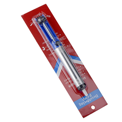 Tin Suckers Manual Tin Suction Pump – Aluminium Alloy, High-Temperature Resistant Nozzle, Durable Hardware Tool