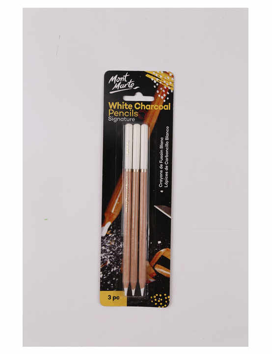 Mont Marte White Pencils - Set of 3