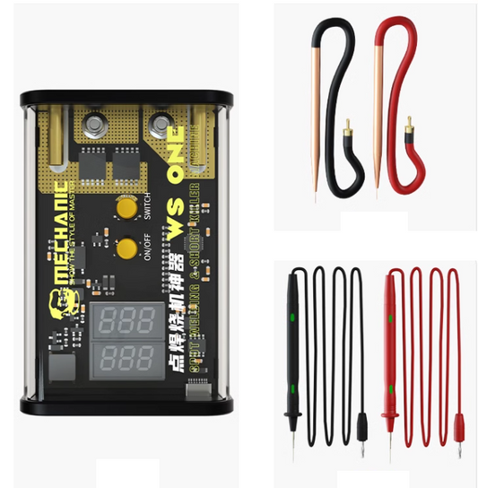 MECHANIC 2-in-1 WS ONE Pulse Battery Spot Welding Machine with Short Killer for Phone Motherboard Circuit Detection & Welding Pen