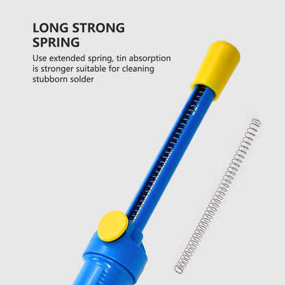Manual Large Blue Anti-Static Strong Suction Tin Stripping Pump for Soldering Iron Accessories