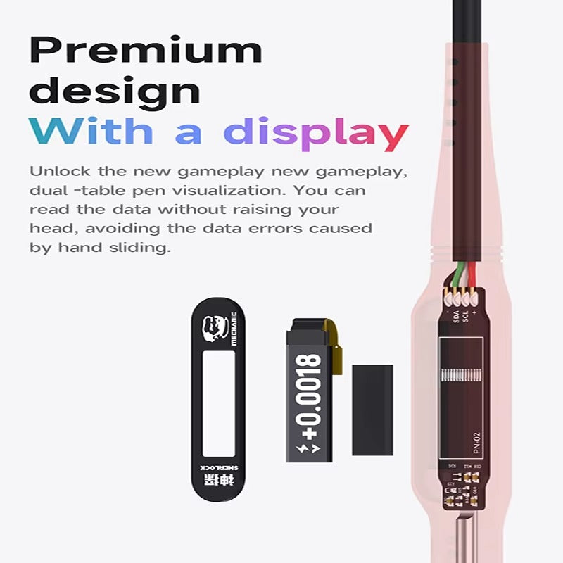 MECHANIC Sherlock V2.0 Visual Pen Smart Digital Multimeter with LCD Internal Screen for Auto Testing