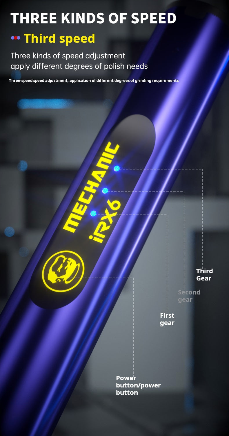 Mechanic IRX6 Pro Electric Grinder Engraving Pen – Precision Tool for Phone CPU, PCB Polishing, Drilling, Grinding & Cutting