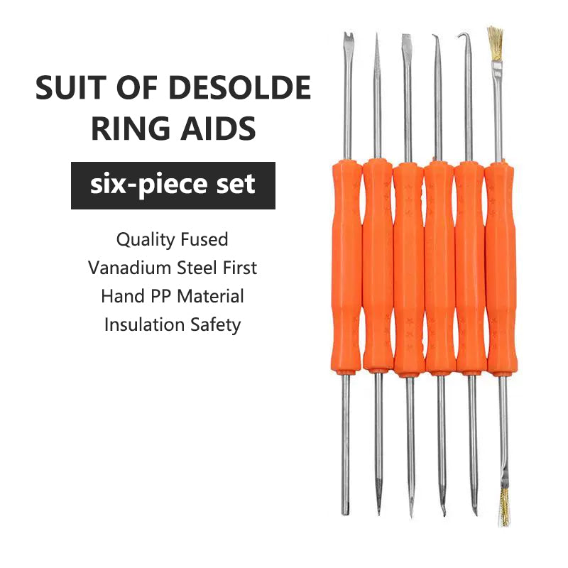 6-in-1 Multi-Function Soldering Tool for PCB Board Cleaning, Repair, and Soldering