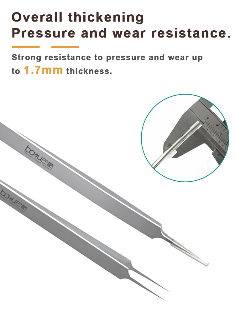 BAKU 2A-16 Precision Tweezers for Cell Phone Repair – Universal Hand Tool