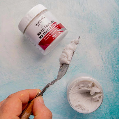 Mont Marte Coarse Sand Texture Medium 250ml: Ideal for Texturing and Creative Art Projects
