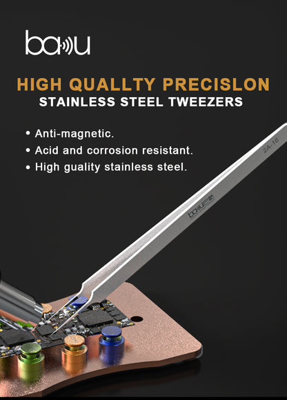 BAKU 2A-16 Precision Tweezers for Cell Phone Repair – Universal Hand Tool