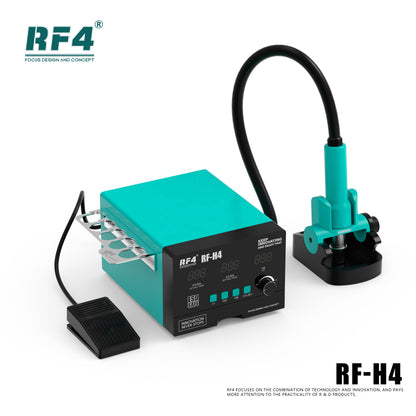 RF-H4 Hot Air Gun Welding Station with Foot Switch, Cold Air Supply Mode for Convenient Use